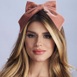 Laço de Cabelo Nat Veludo Alemão Rose Piuka - Piuka