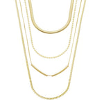 Mix de Colares Cecilia Folheado a Ouro 18k - Piuka