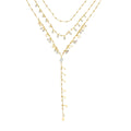 Mix de Colares Lola Gotinhas Zircônias Folheado a Ouro 18k - Piuka
