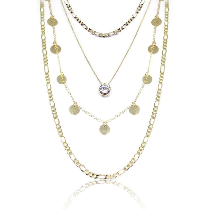 Mix de Colares Thassia Folheado a Ouro 18k