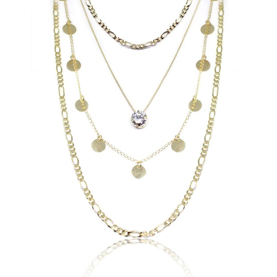 Mix de Colares Thassia Folheado a Ouro 18k - Piuka