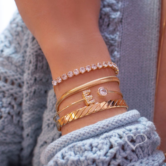 Mix De Pulseiras E Bracelete Jade - Piuka