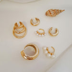 Piercing de Encaixe Lolita Pérolas Folheado a Ouro 18k - Piuka