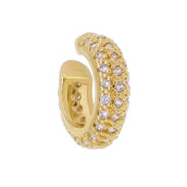 Piercing de Encaixe Piuka Ayleen Argola Zircônia Cristal Folheado a Ouro 18k - Piuka