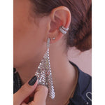 Piercing de Encaixe Piuka Ayleen Argola Zircônia Cristal Folheado em Ródio Branco - Piuka
