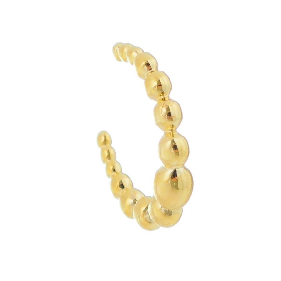 Piercing de Encaixe Piuka Lucy Mini Bolinhas de Metal Folheado a Ouro 18k - Piuka