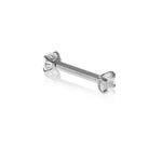 Piercing de Furo 2 Pontos de Luz Zircônia Prata Piuka - Piuka