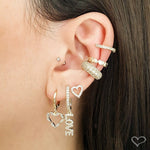 Piercing de Furo Mini Ponto de Luz Haste 6mm Zircônia Prata Piuka - Piuka
