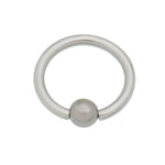Piercing de Furo Piuka Argola Captive 8mm Liah Prata - Piuka