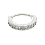 Piercing de Furo Piuka Argola P Emmy Zircônia Prata - Piuka