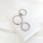 Piercing de Furo Piuka Argola Segmento 8mm Niah Prata - Piuka