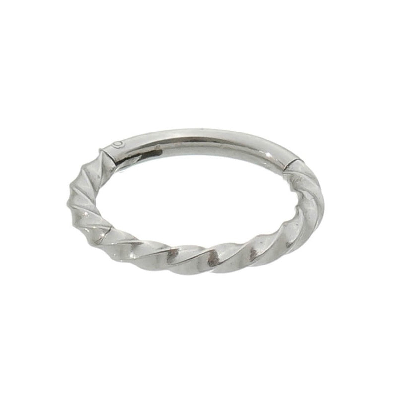 Piercing de Furo Piuka Naya Argola Segmento 8mm Prata - Piuka