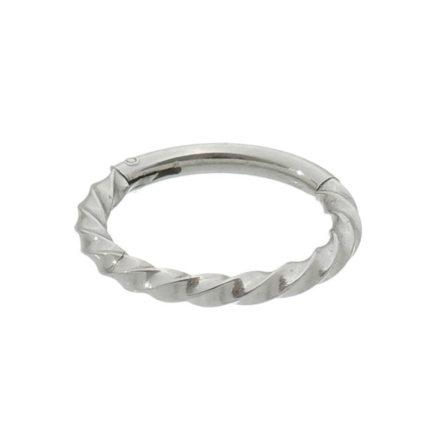 Piercing de Furo Piuka Naya Argola Segmento 8mm Prata - Piuka