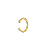 Piercing de Pressão Piuka Cecília Ondulado Folheado a Ouro 18k - Piuka