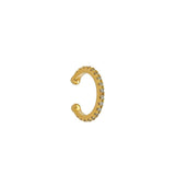 Piercing de Pressão Piuka Titi Zircônias Folheado a Ouro 18k - Piuka