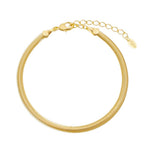 Pulseira Folheada a Ouro 18k Malha Metal Fina Fernanda - Piuka