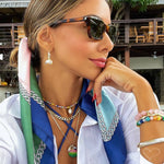 Pulseira Folheada a Ouro 18k Malha Metal Larga Fernanda - Piuka