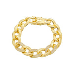 Pulseira Kim Elos Zircônias Folheado a Ouro 18k - Piuka