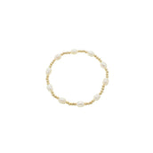 Pulseira Liz Pérolas de Água Doce Bolinhas Folheada a Ouro 18k - Piuka