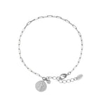 Pulseira São Bento Pingente Folheado em Ródio Branco Piuka - Piuka