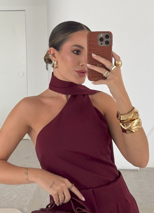 Thais Aguiar - Brinco Argola Gota Georgia & Bracelete Bold - Piuka