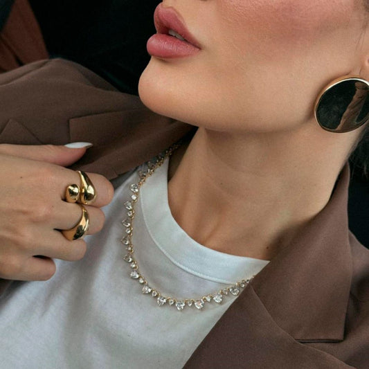 Thais Aguiar - Brinco Botão Valentina e Riviera Helena - Piuka