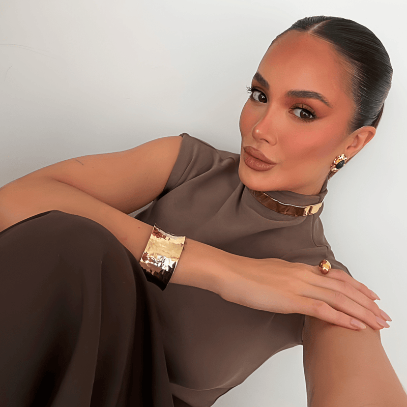 Thaís Aguiar - Brinco Gota Kelly & Choker Kristy - Piuka