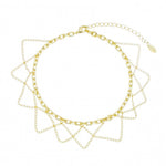 Tornozeleira Jade Elos Folheada a Ouro 18k - Piuka