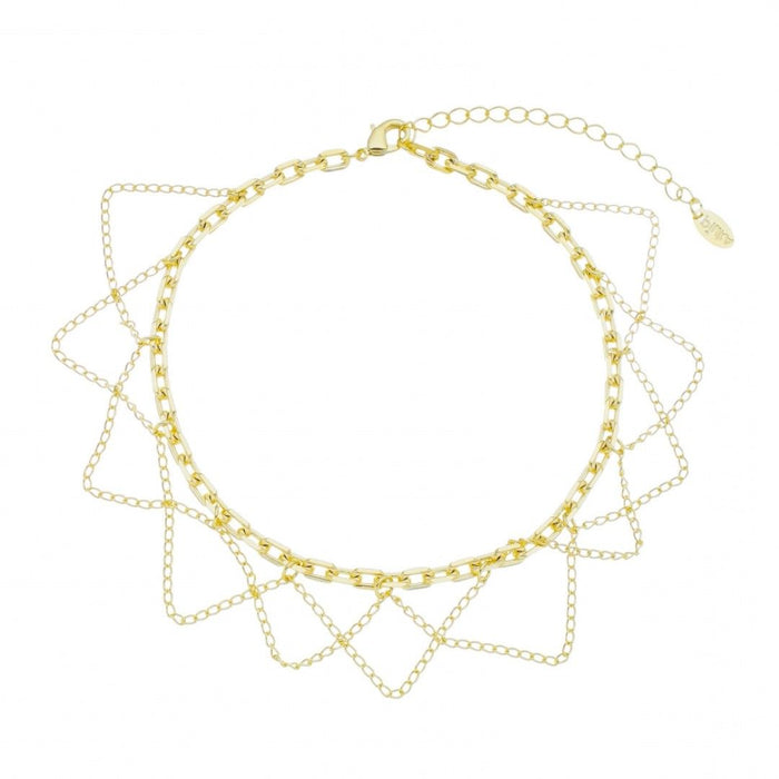 Tornozeleira Jade Elos Folheada a Ouro 18k