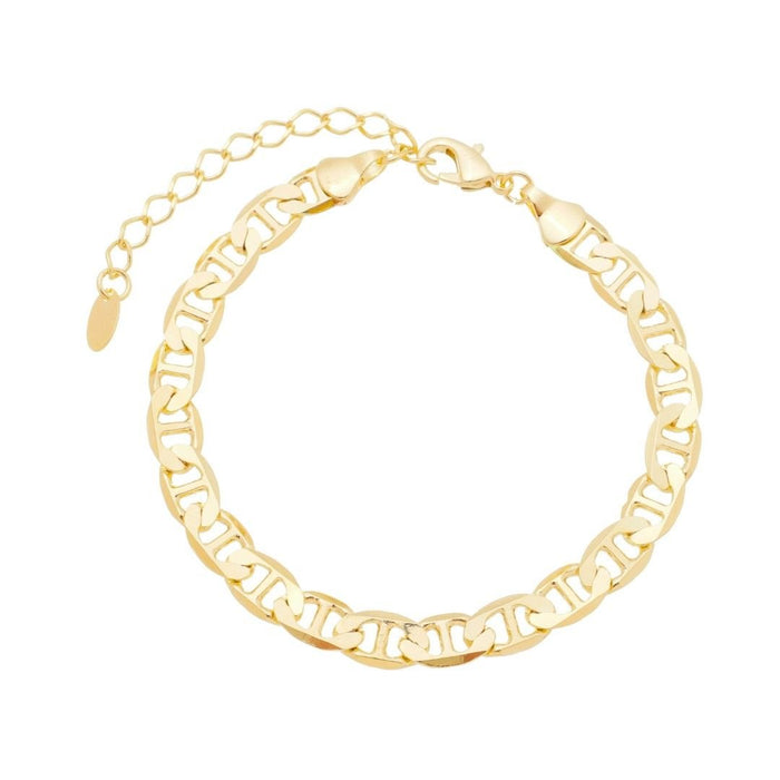 Tornozeleira Piuka Louise Elos Folheado a Ouro 18k